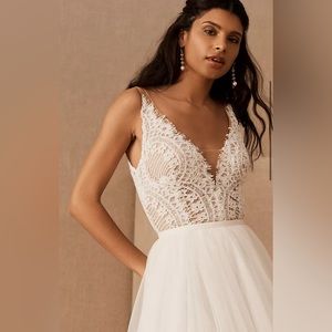 BHLDN Watters Odelia Bodysuit size 12 NWOT